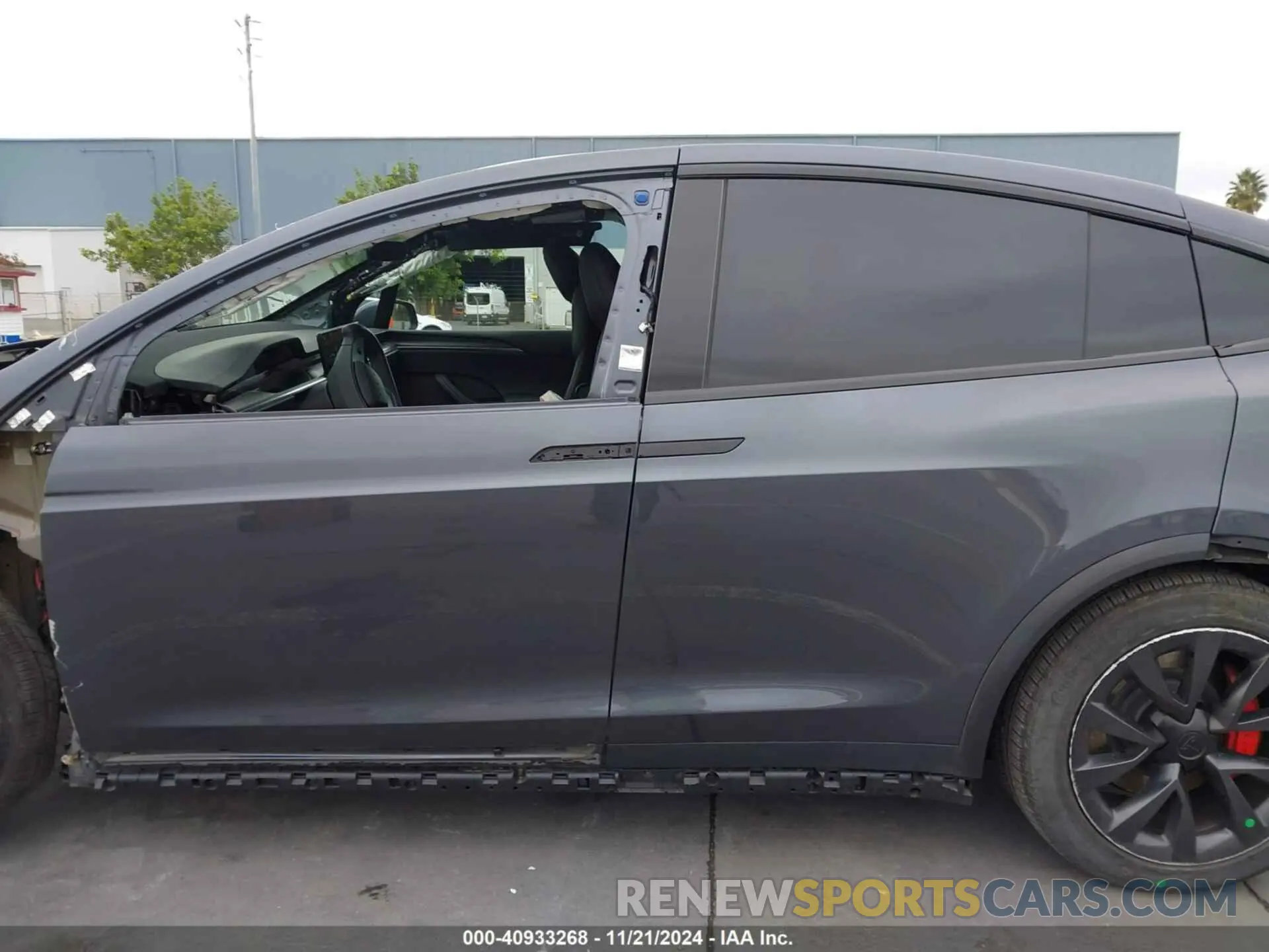 14 fotografías del automóvil dañado 7SAXCBE64PF402794 TESLA MODEL X 2023