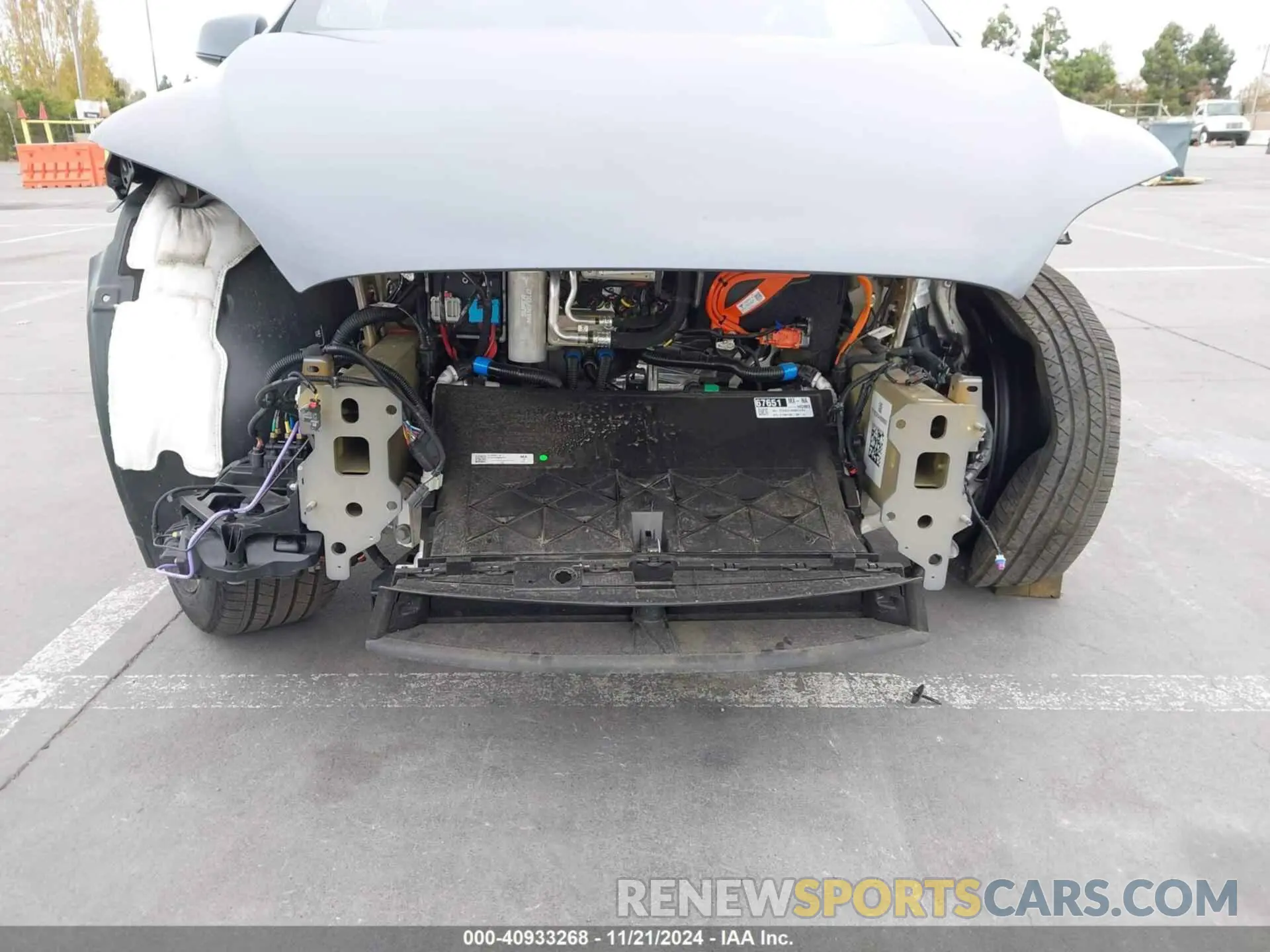 6 fotografías del automóvil dañado 7SAXCBE64PF402794 TESLA MODEL X 2023
