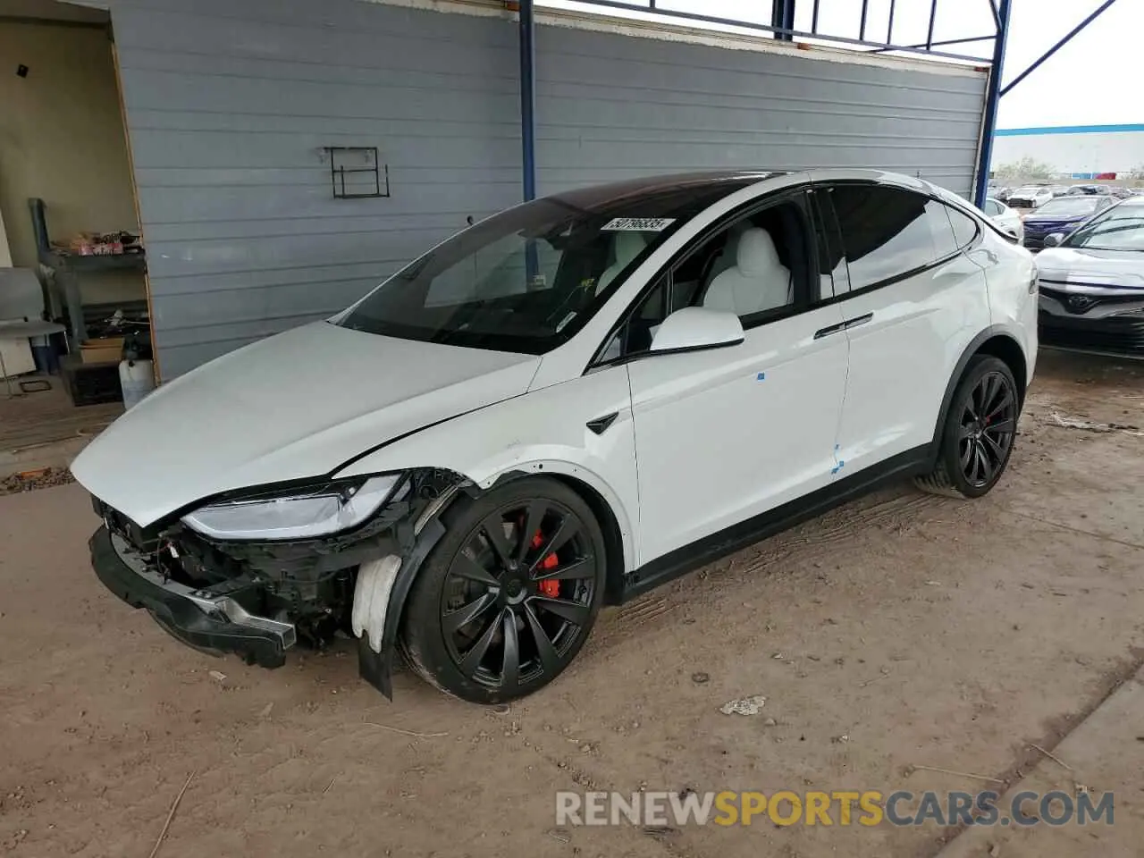 1 fotografías del automóvil dañado 7SAXCBE64PF405369 TESLA MODEL X 2023