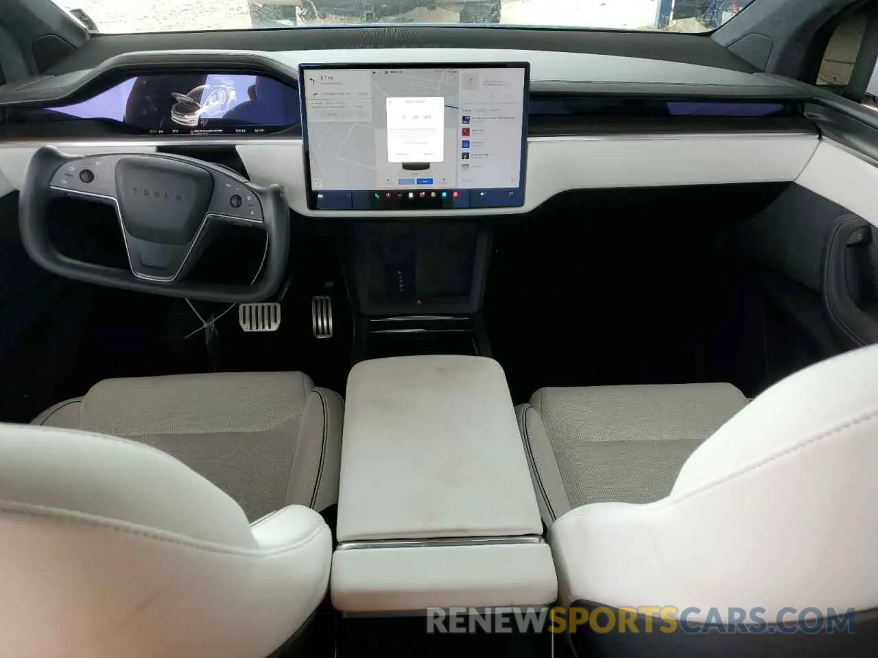 8 fotografías del automóvil dañado 7SAXCBE64PF405369 TESLA MODEL X 2023