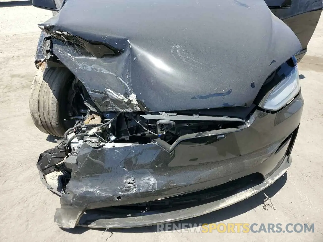 12 fotografías del automóvil dañado 7SAXCBE65PF376285 TESLA MODEL X 2023