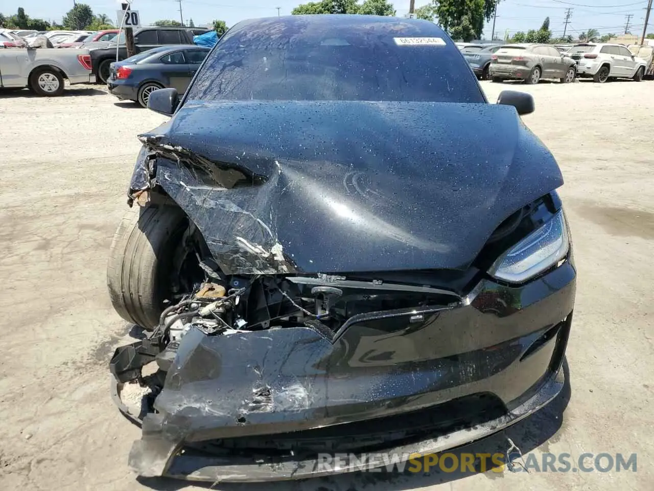 5 fotografías del automóvil dañado 7SAXCBE65PF376285 TESLA MODEL X 2023
