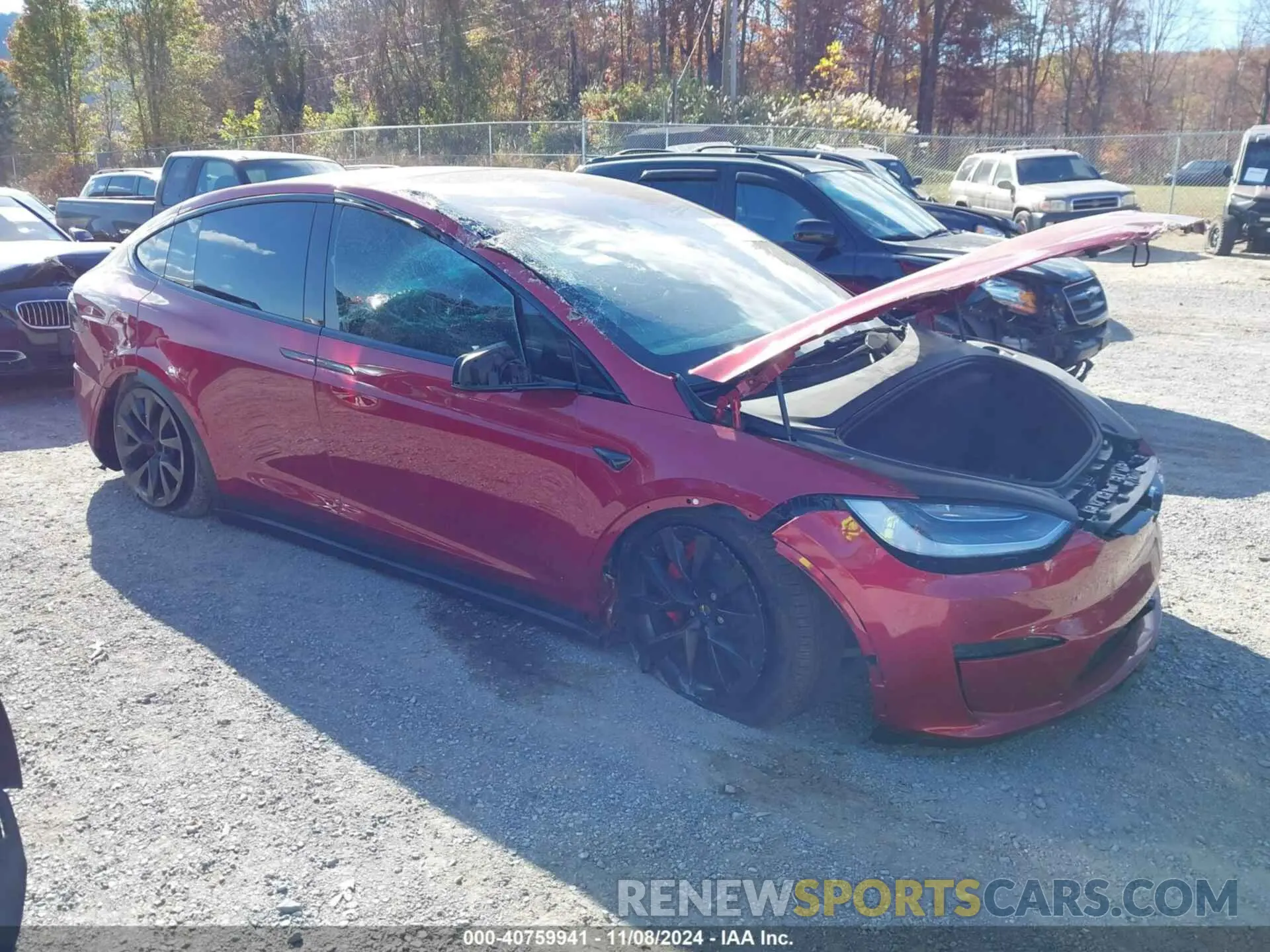 1 fotografías del automóvil dañado 7SAXCBE65PF391997 TESLA MODEL X 2023