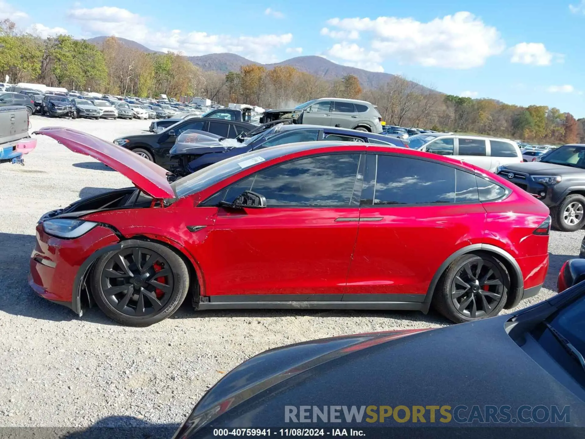 15 fotografías del automóvil dañado 7SAXCBE65PF391997 TESLA MODEL X 2023