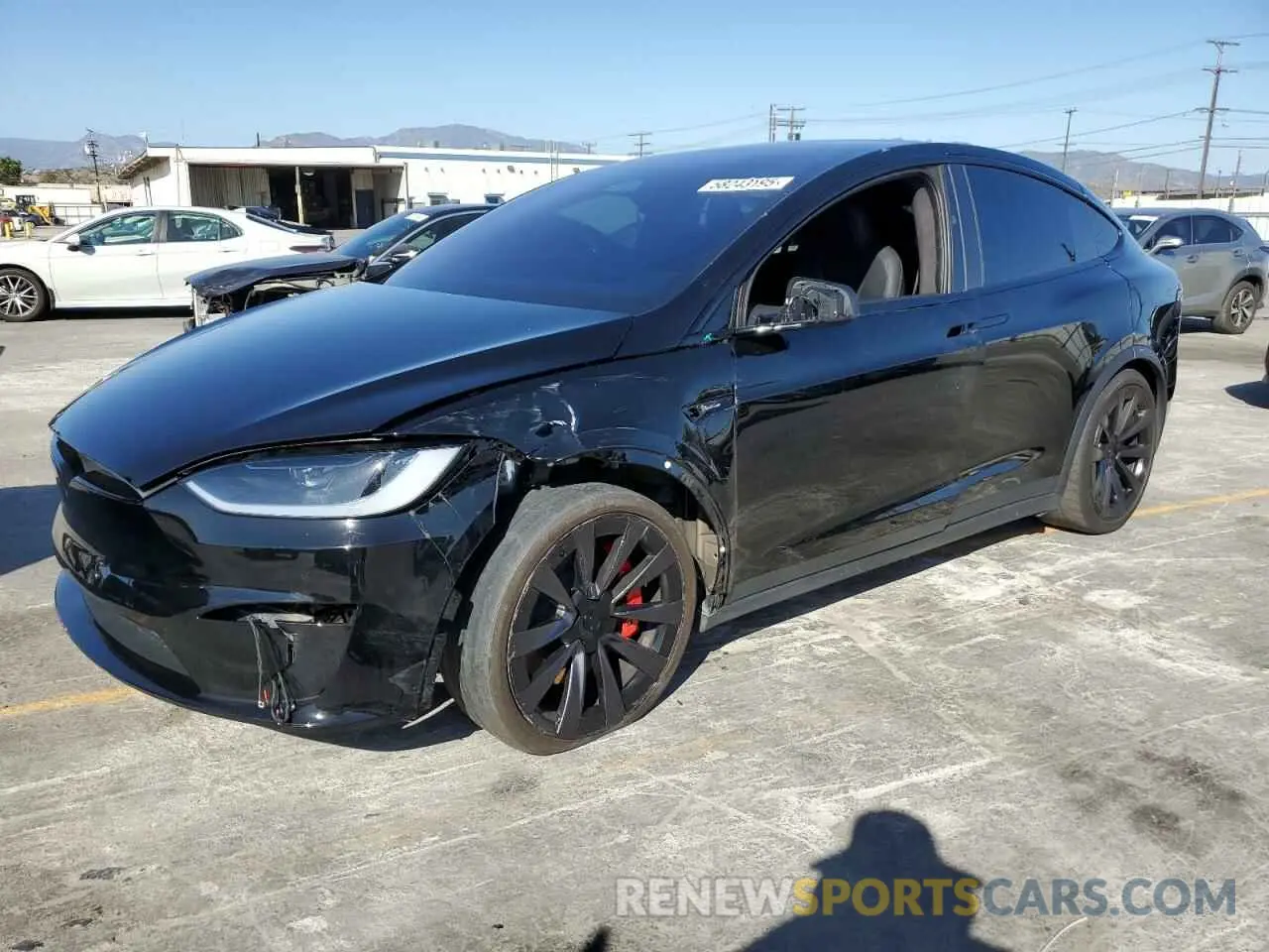 1 fotografías del automóvil dañado 7SAXCBE65PF418874 TESLA MODEL X 2023
