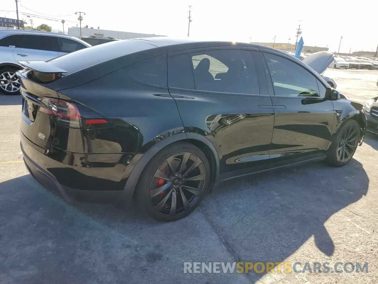 3 fotografías del automóvil dañado 7SAXCBE65PF418874 TESLA MODEL X 2023