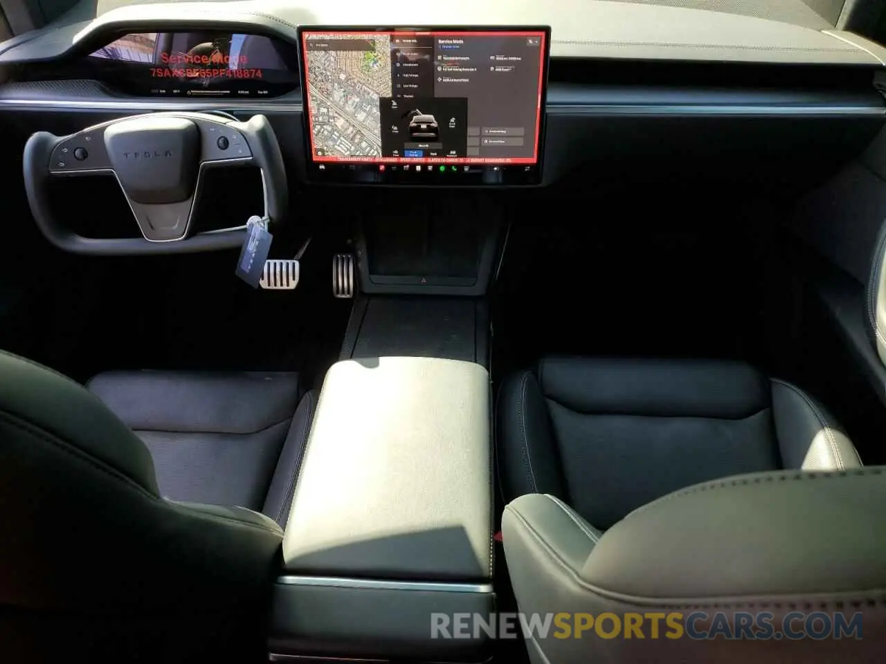 8 fotografías del automóvil dañado 7SAXCBE65PF418874 TESLA MODEL X 2023