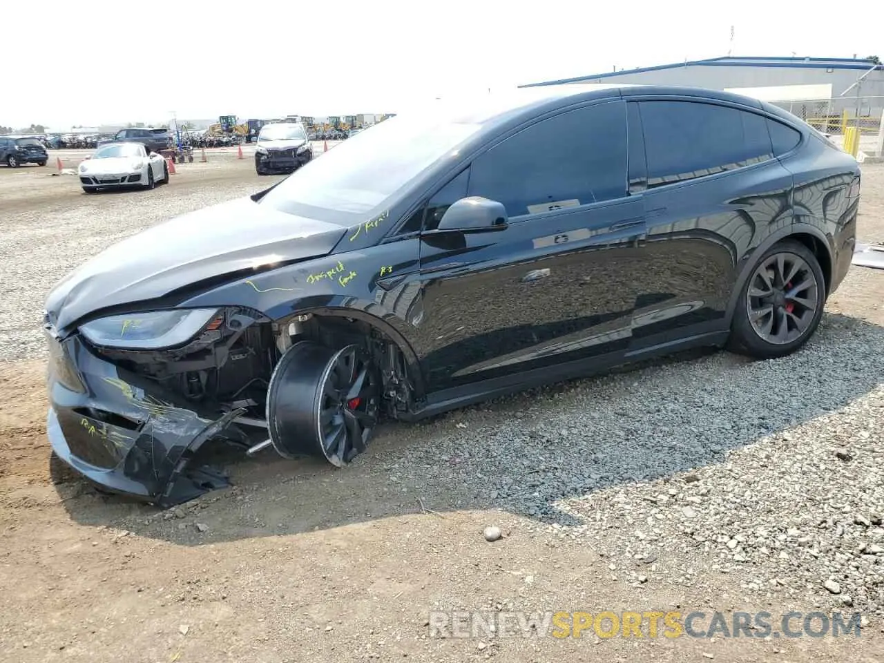 1 fotografías del automóvil dañado 7SAXCBE65PF430023 TESLA MODEL X 2023
