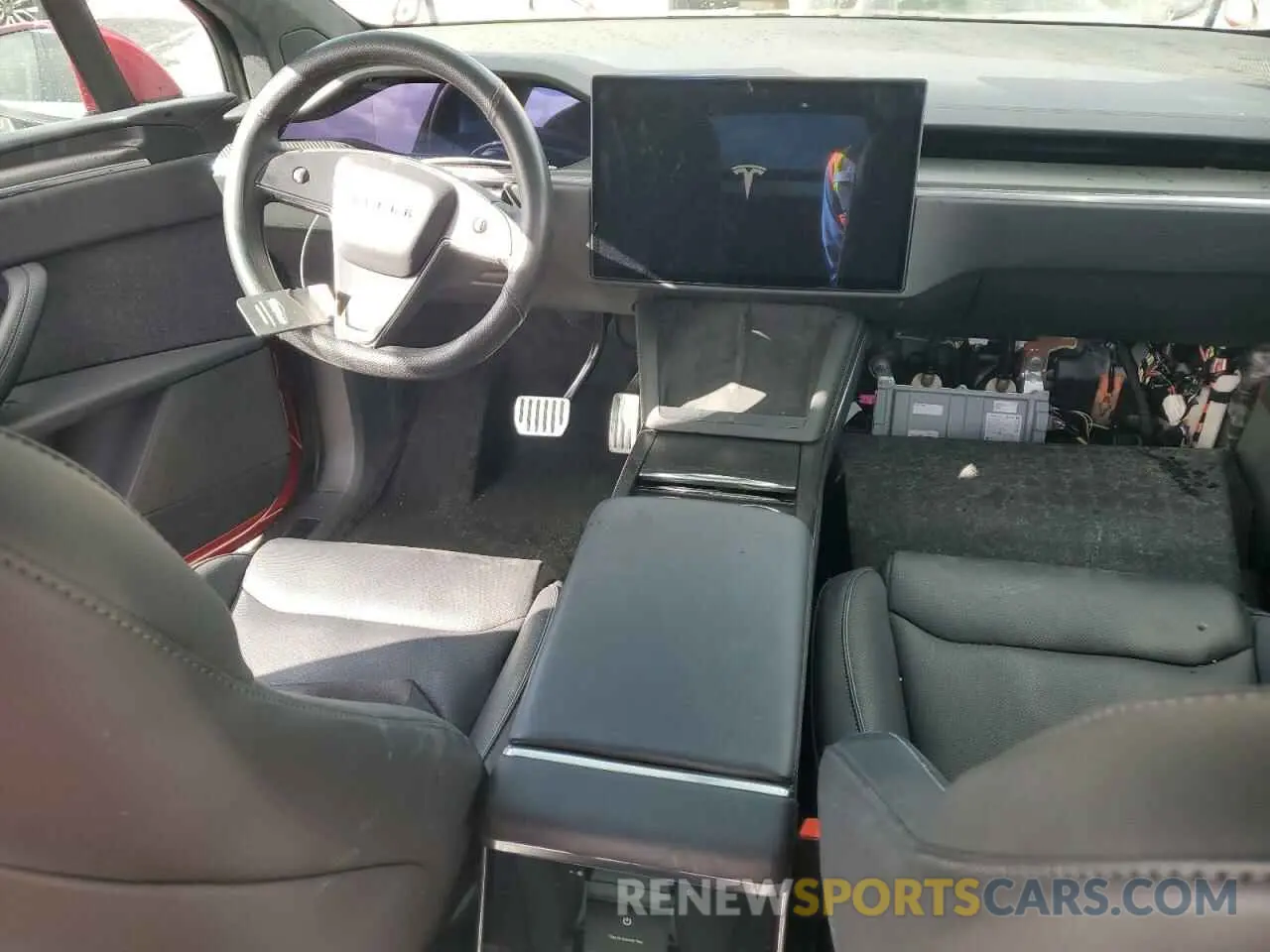 8 fotografías del automóvil dañado 7SAXCBE66PF404126 TESLA MODEL X 2023