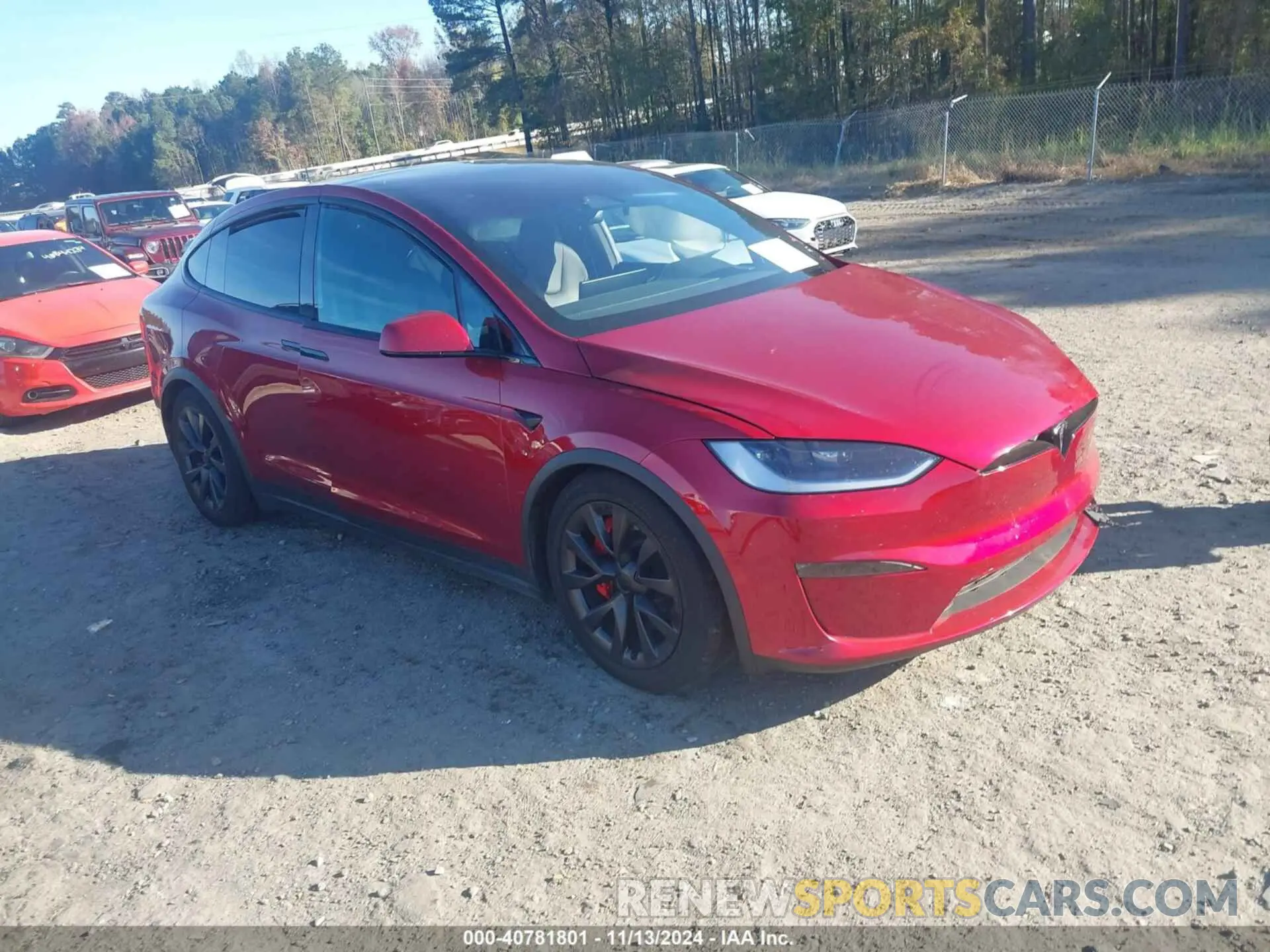 1 fotografías del automóvil dañado 7SAXCBE66PF425655 TESLA MODEL X 2023