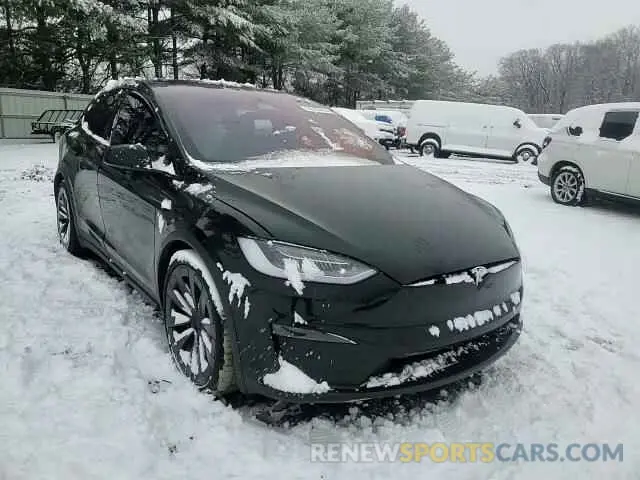 10 fotografías del automóvil dañado 7SAXCBE67PF401557 TESLA MODEL X 2023