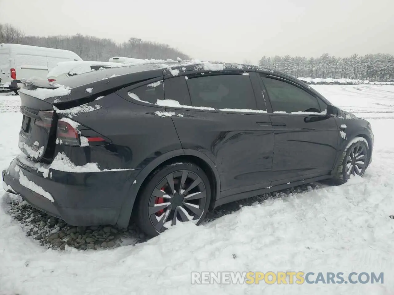3 fotografías del automóvil dañado 7SAXCBE67PF401557 TESLA MODEL X 2023