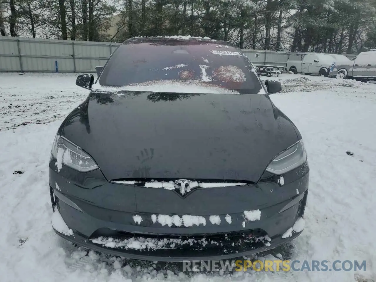 5 fotografías del automóvil dañado 7SAXCBE67PF401557 TESLA MODEL X 2023