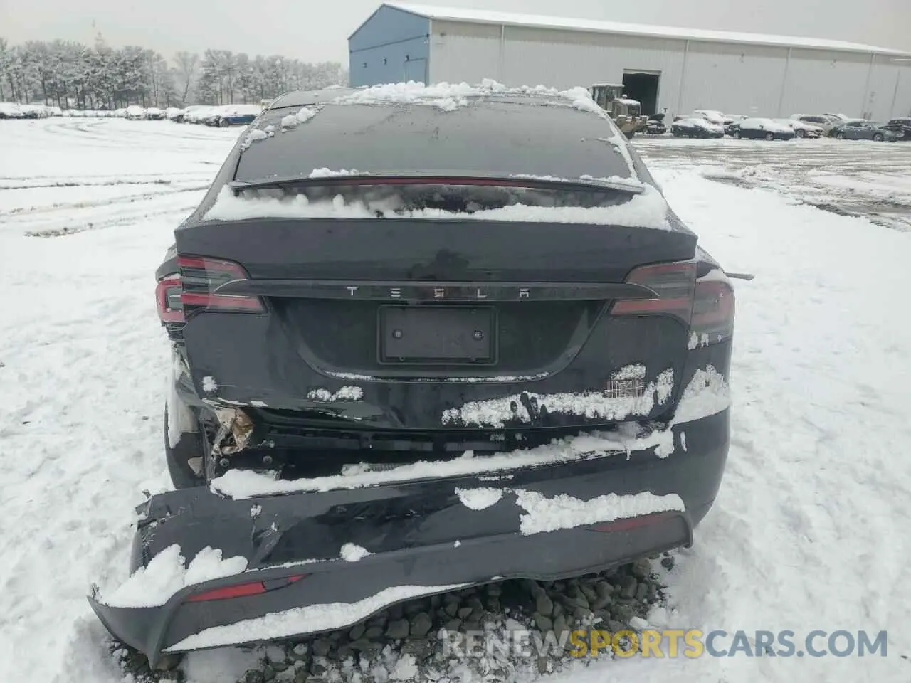 6 fotografías del automóvil dañado 7SAXCBE67PF401557 TESLA MODEL X 2023