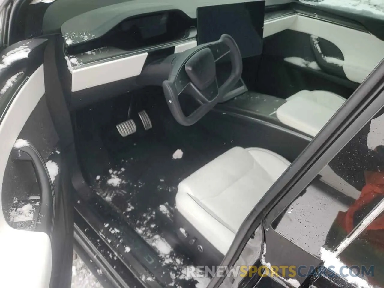 8 fotografías del automóvil dañado 7SAXCBE67PF401557 TESLA MODEL X 2023