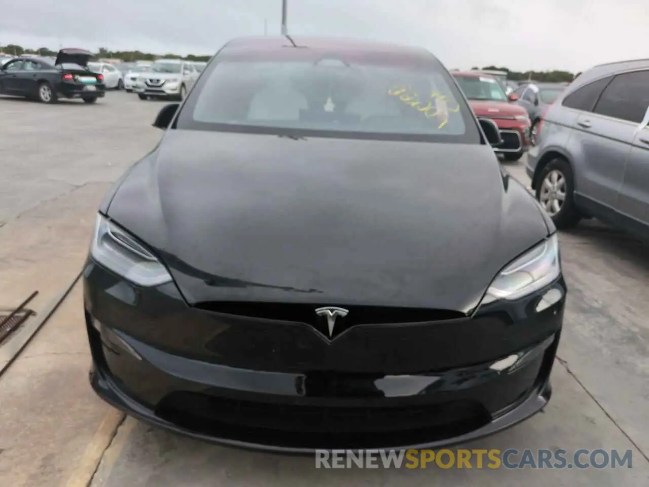 5 fotografías del automóvil dañado 7SAXCBE67PF404894 TESLA MODEL X 2023