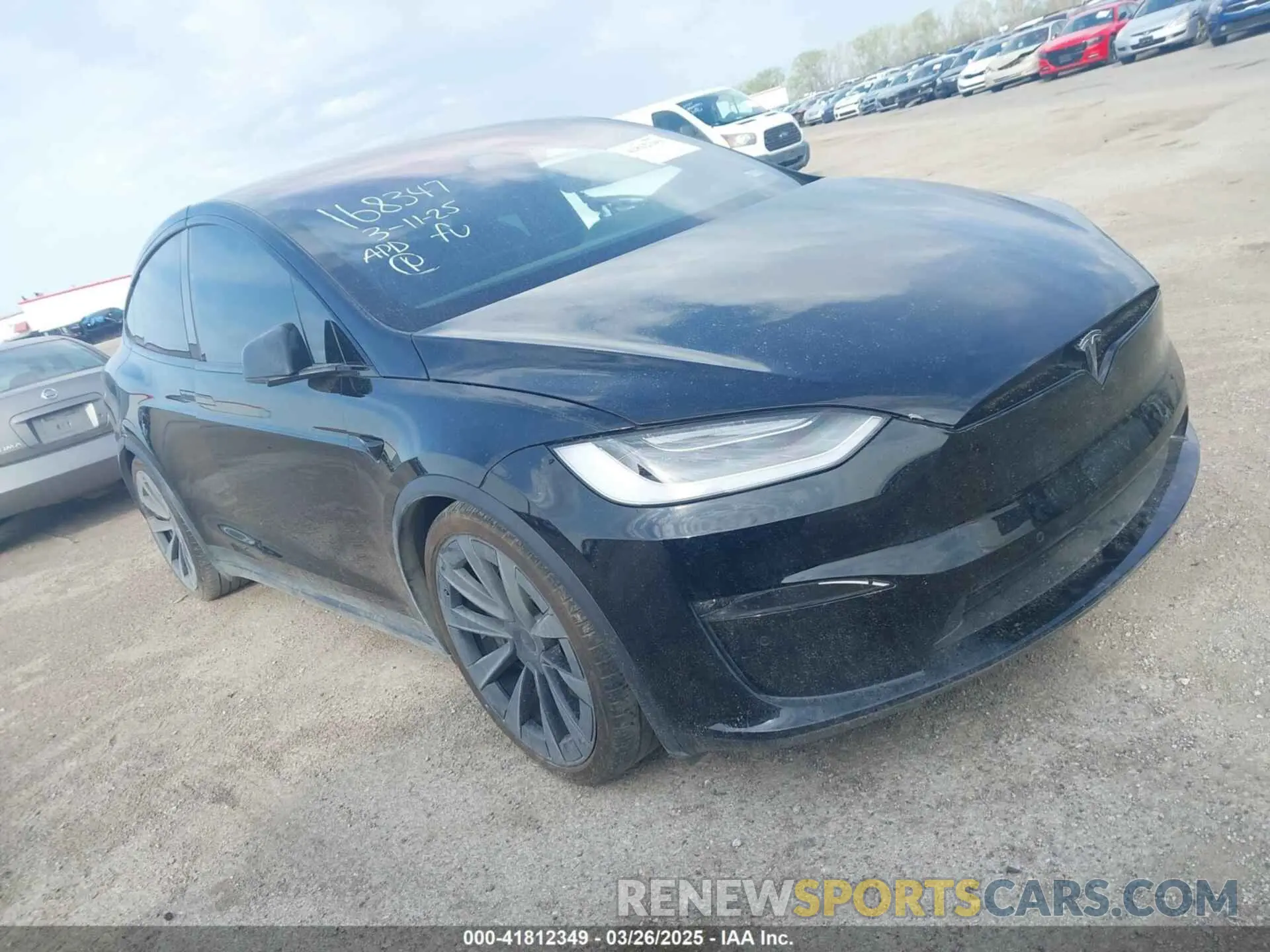 1 fotografías del automóvil dañado 7SAXCBE68PF376183 TESLA MODEL X 2023