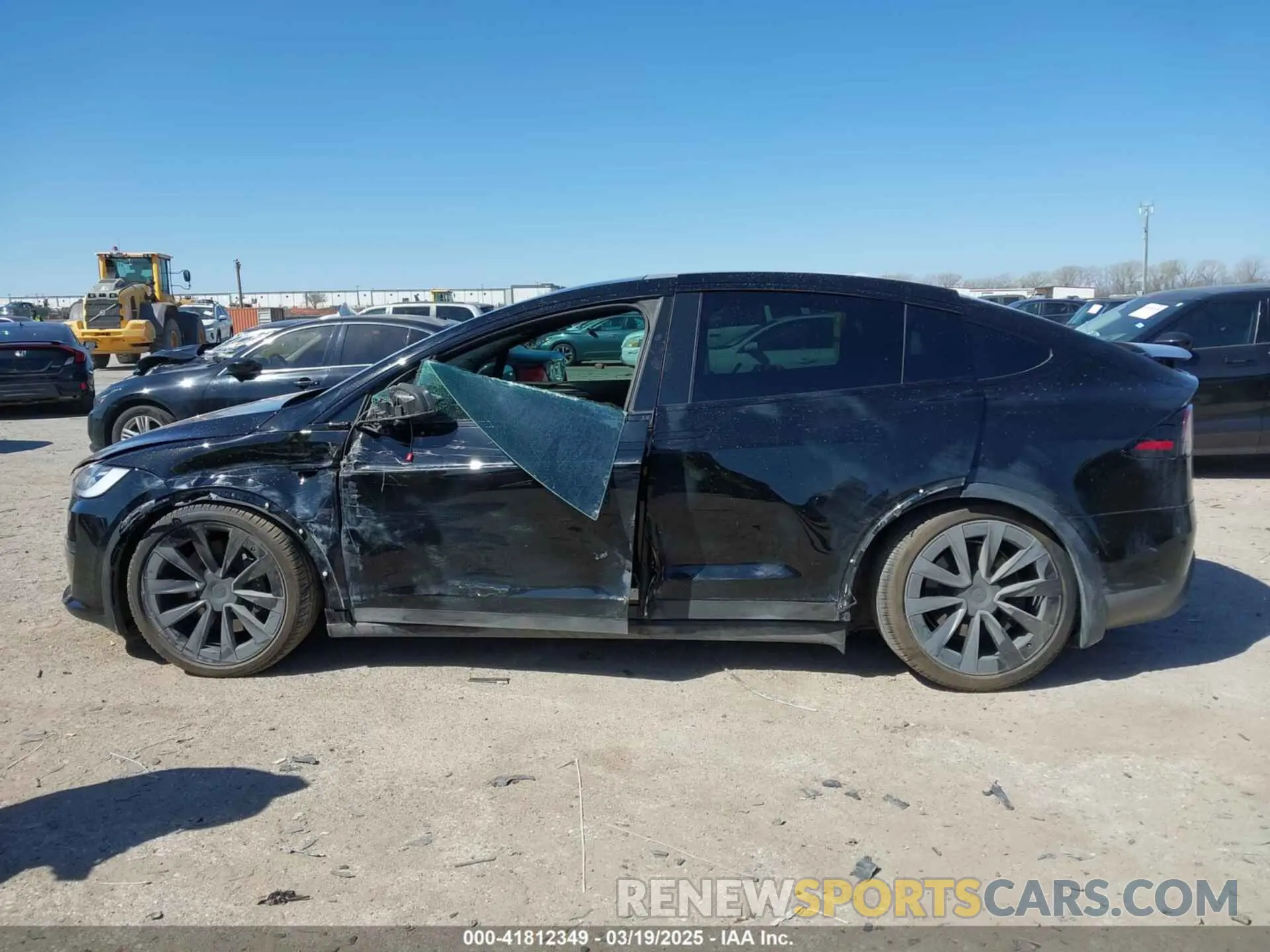 14 fotografías del automóvil dañado 7SAXCBE68PF376183 TESLA MODEL X 2023