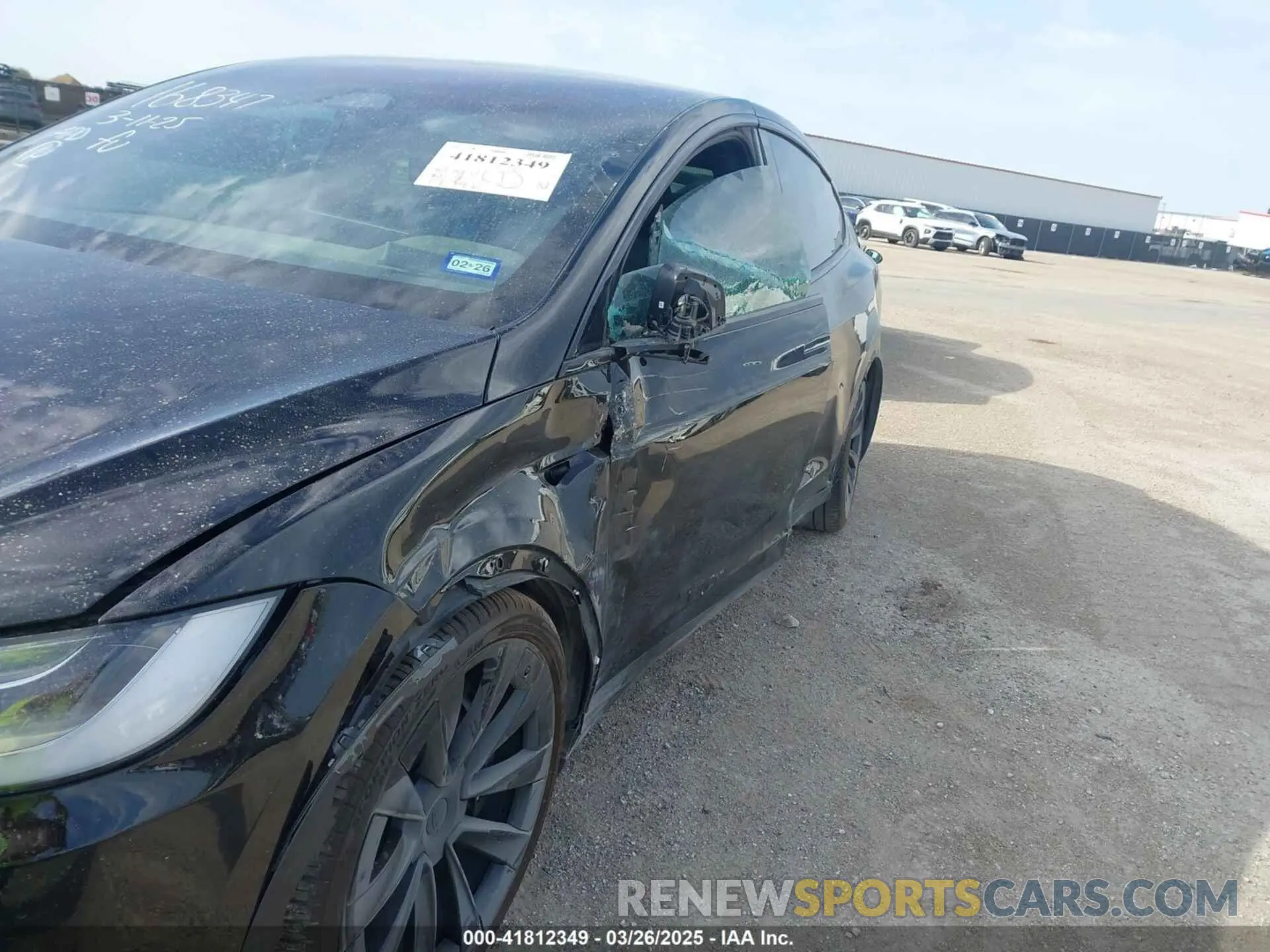 6 fotografías del automóvil dañado 7SAXCBE68PF376183 TESLA MODEL X 2023