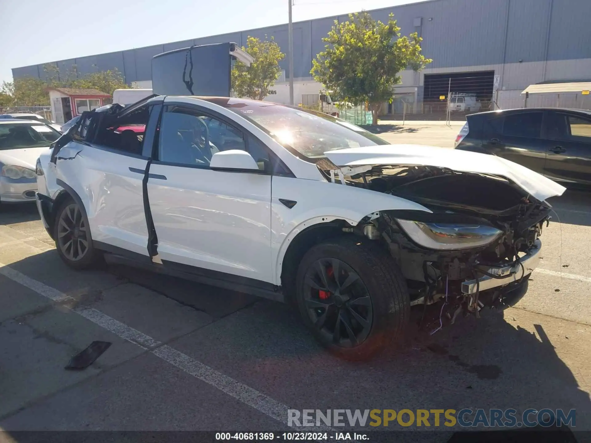 1 fotografías del automóvil dañado 7SAXCBE69PF410115 TESLA MODEL X 2023