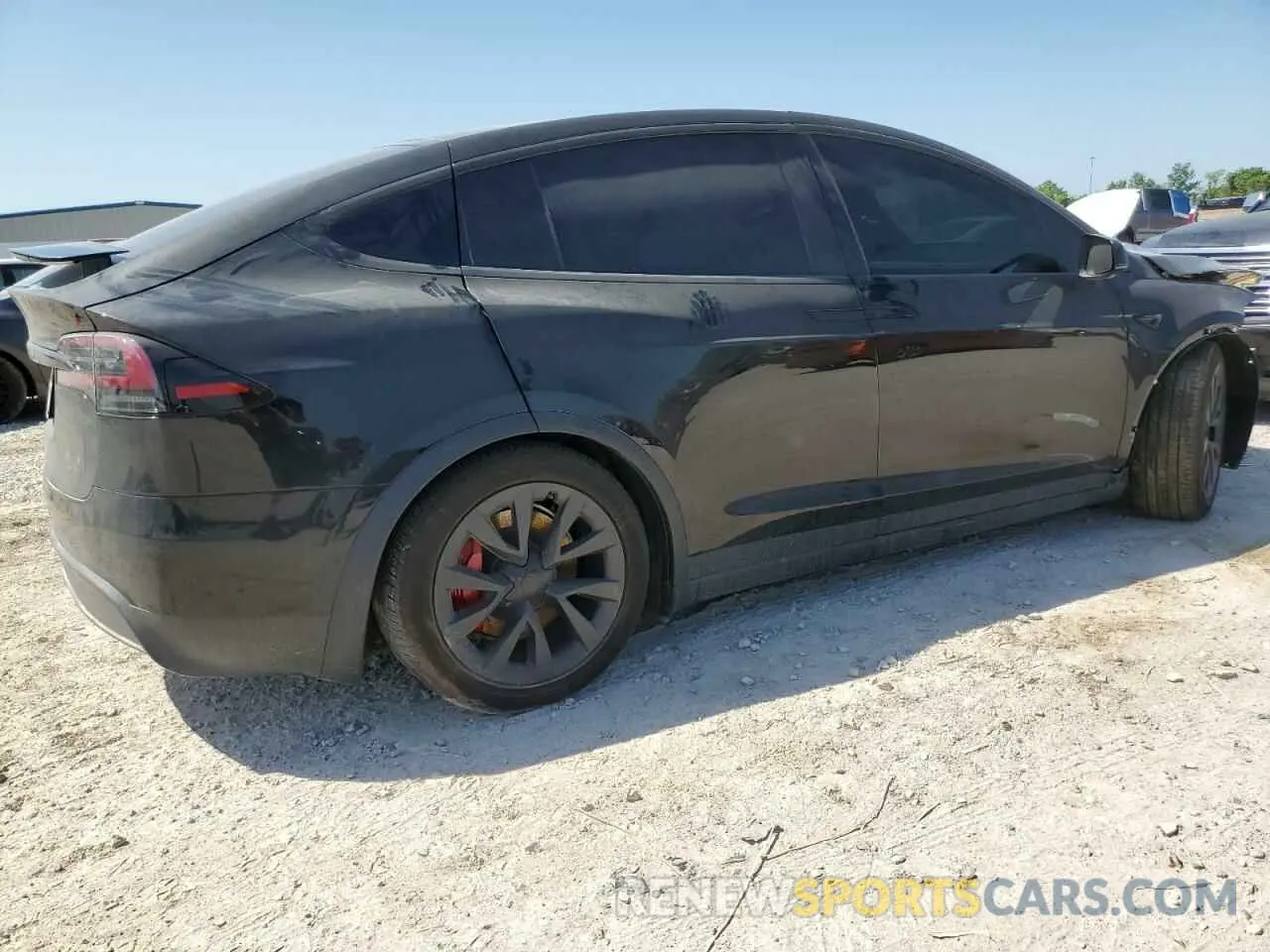 3 fotografías del automóvil dañado 7SAXCBE69PF425908 TESLA MODEL X 2023