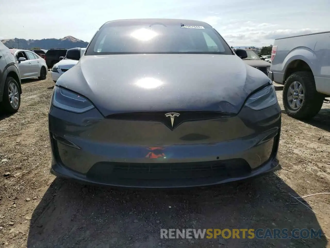 5 fotografías del automóvil dañado 7SAXCBE6XPF373186 TESLA MODEL X 2023