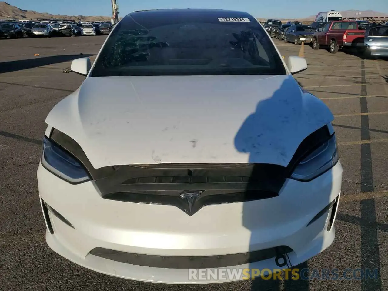5 fotografías del automóvil dañado 7SAXCBE6XPF395804 TESLA MODEL X 2023