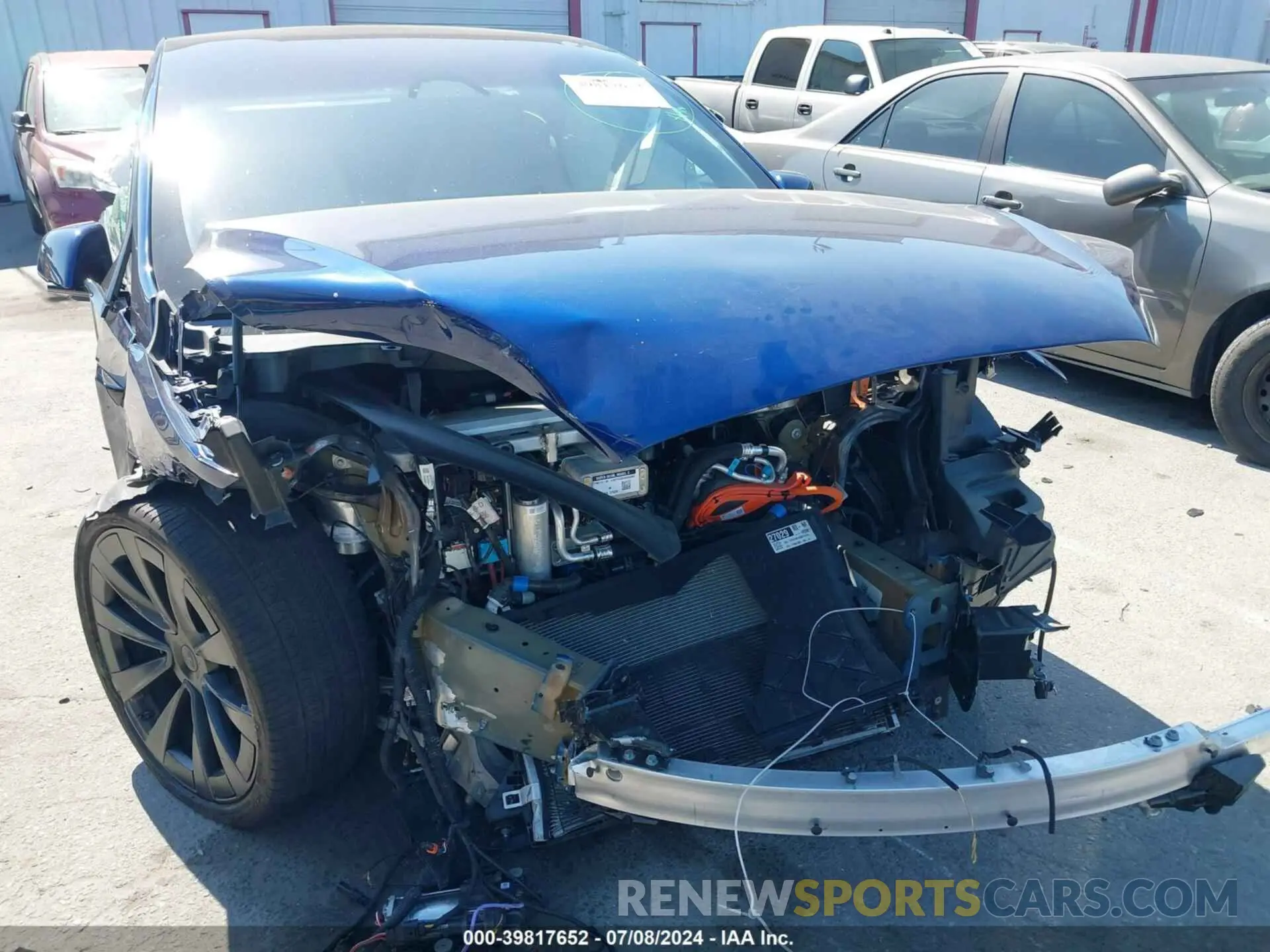 6 fotografías del automóvil dañado 7SAXCDE50PF381168 TESLA MODEL X 2023