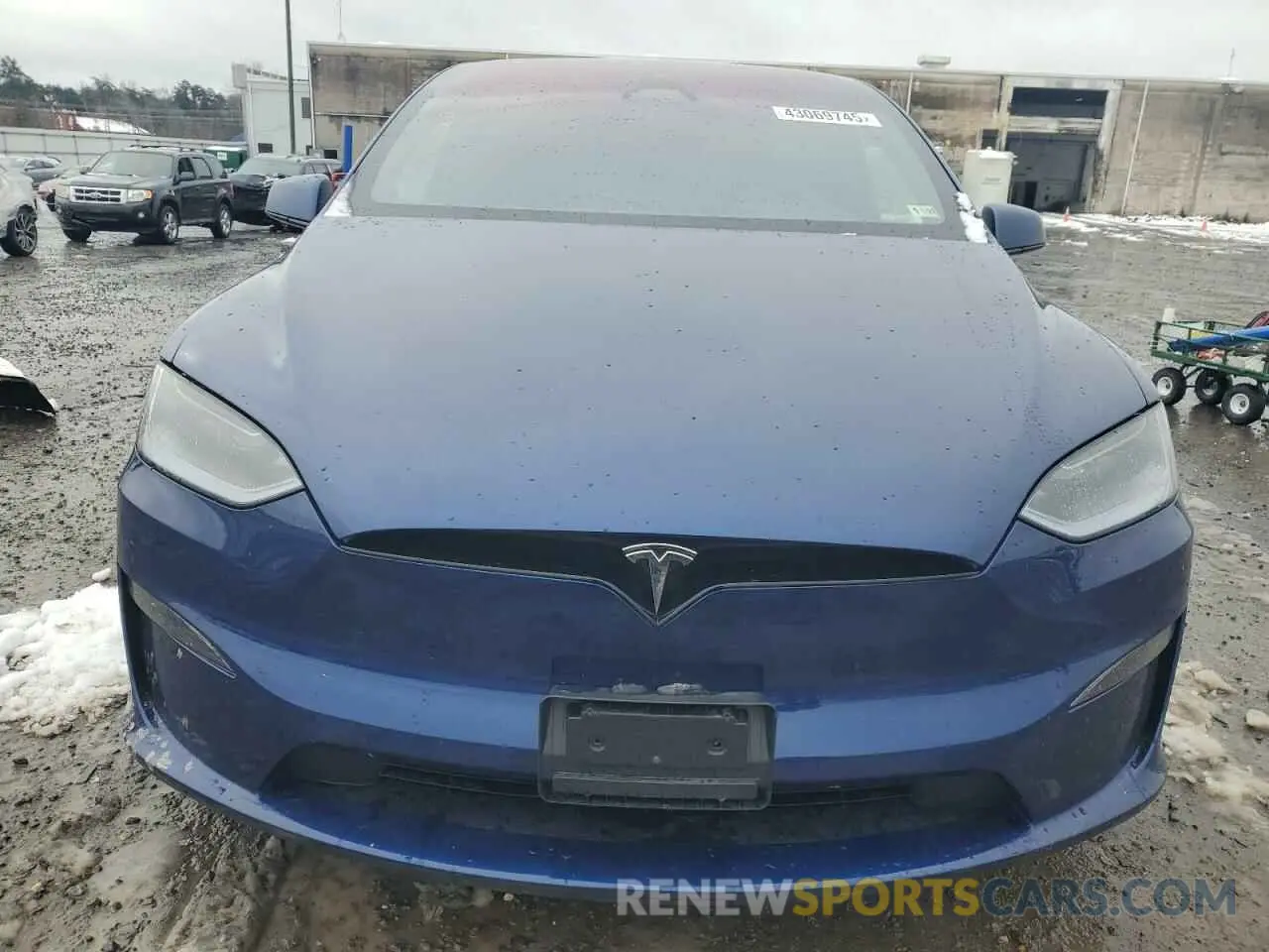5 fotografías del automóvil dañado 7SAXCDE50PF430739 TESLA MODEL X 2023