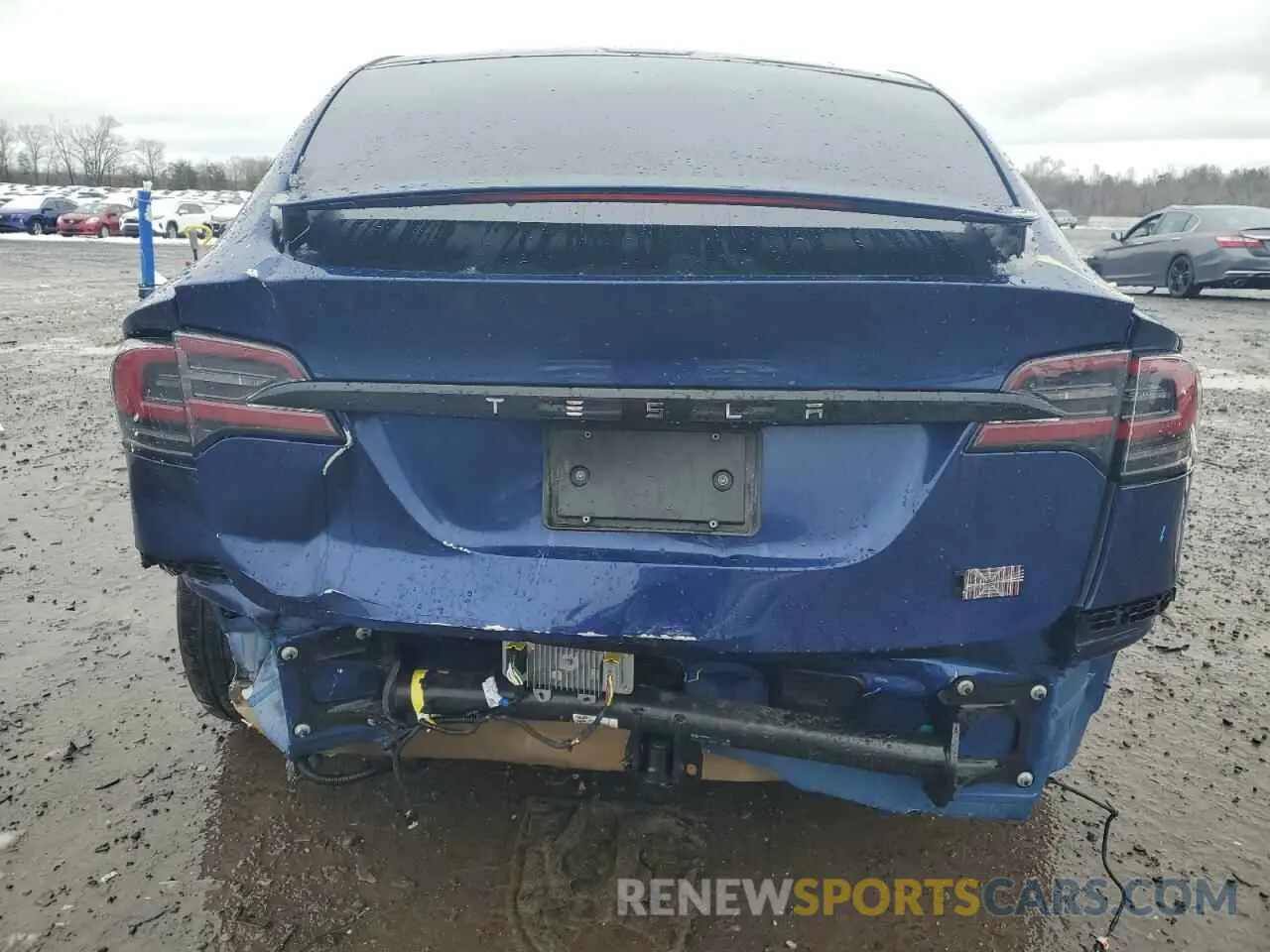 6 fotografías del automóvil dañado 7SAXCDE50PF430739 TESLA MODEL X 2023