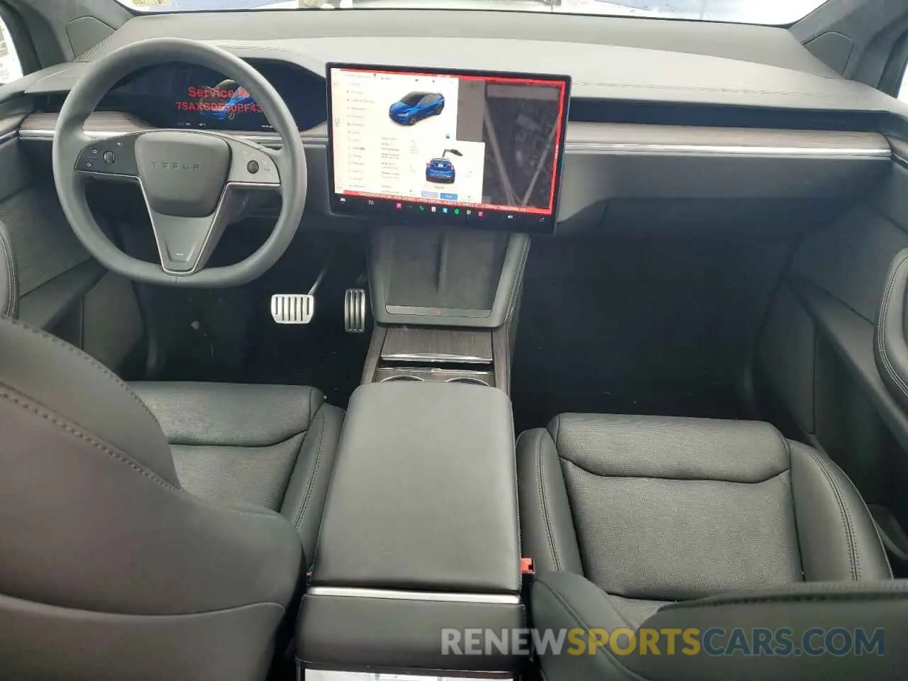 8 fotografías del automóvil dañado 7SAXCDE50PF430739 TESLA MODEL X 2023