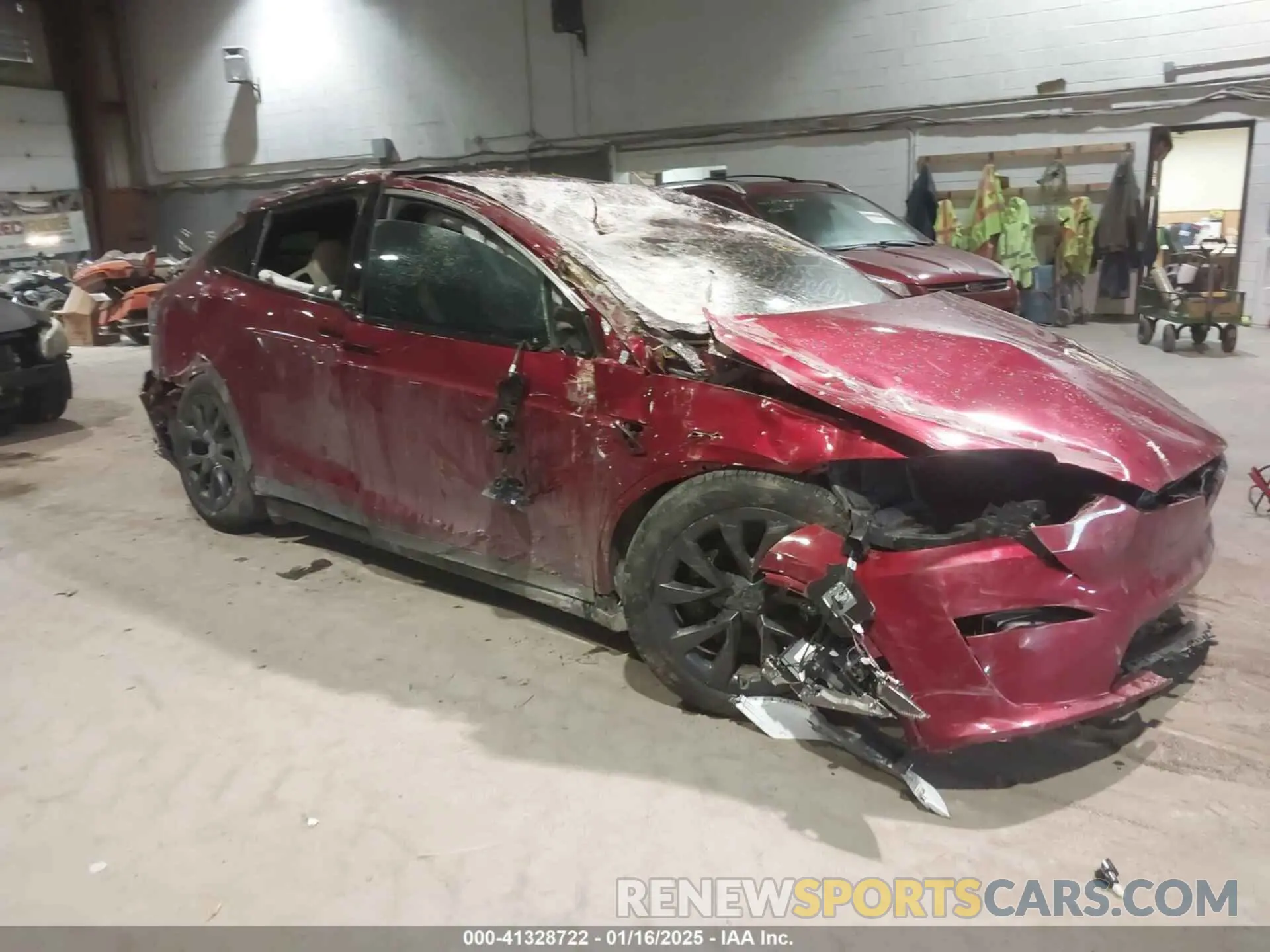 1 fotografías del automóvil dañado 7SAXCDE51PF403632 TESLA MODEL X 2023