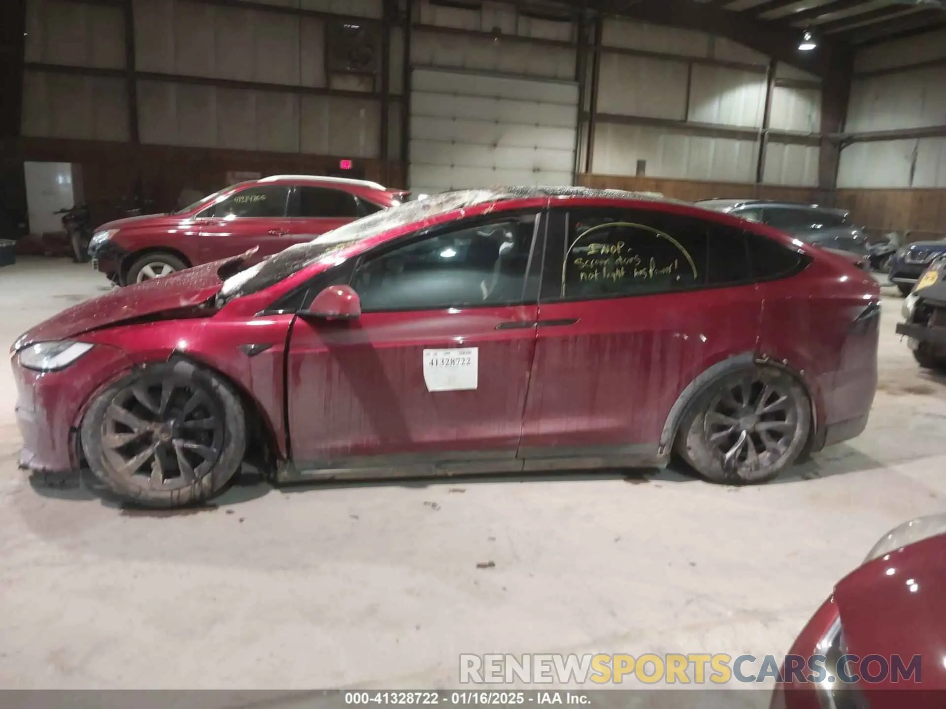 13 fotografías del automóvil dañado 7SAXCDE51PF403632 TESLA MODEL X 2023