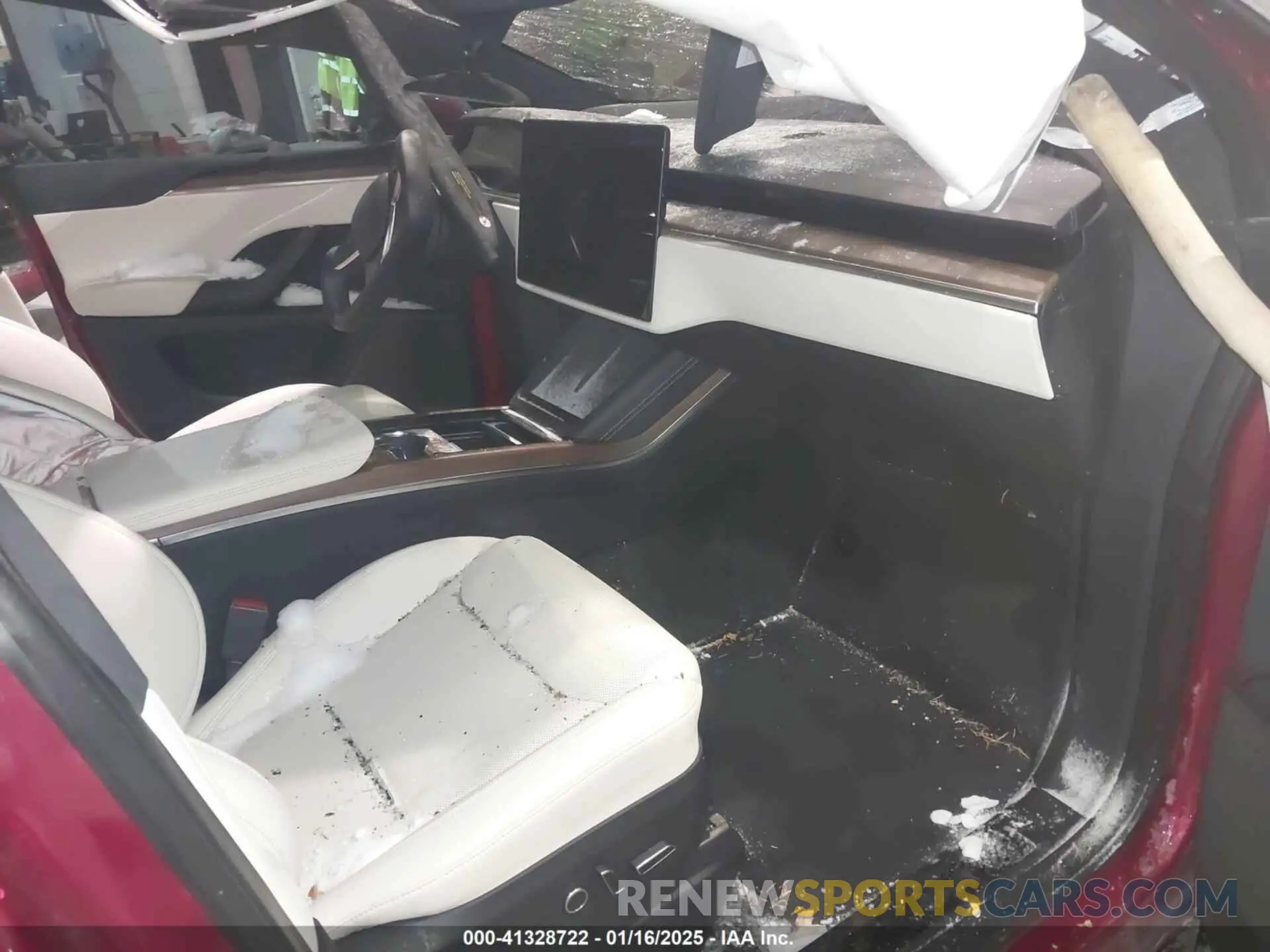 5 fotografías del automóvil dañado 7SAXCDE51PF403632 TESLA MODEL X 2023