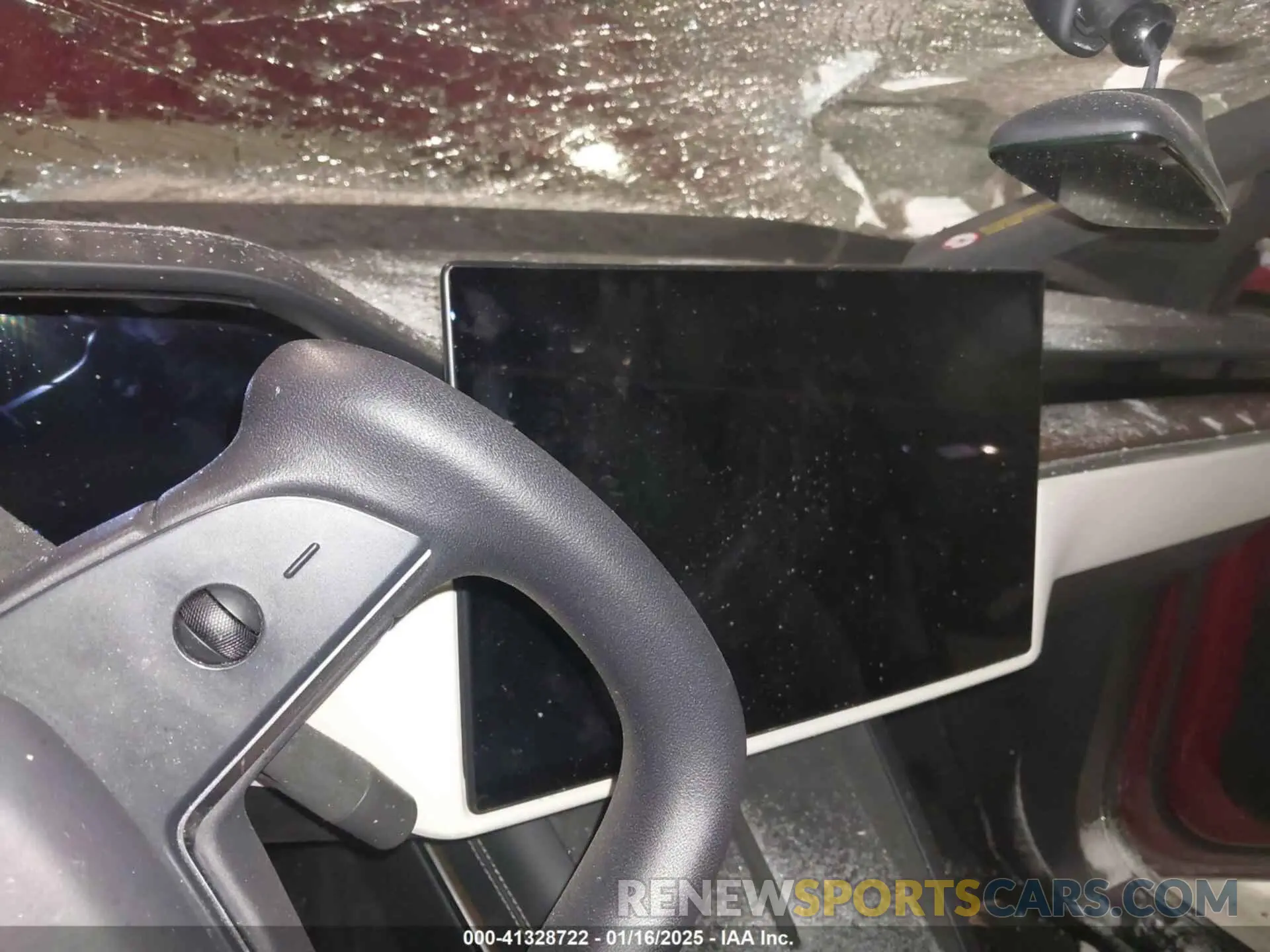 7 fotografías del automóvil dañado 7SAXCDE51PF403632 TESLA MODEL X 2023