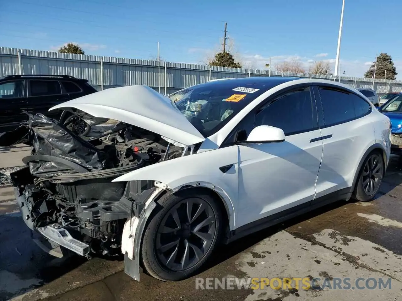 1 fotografías del automóvil dañado 7SAXCDE51PF423573 TESLA MODEL X 2023