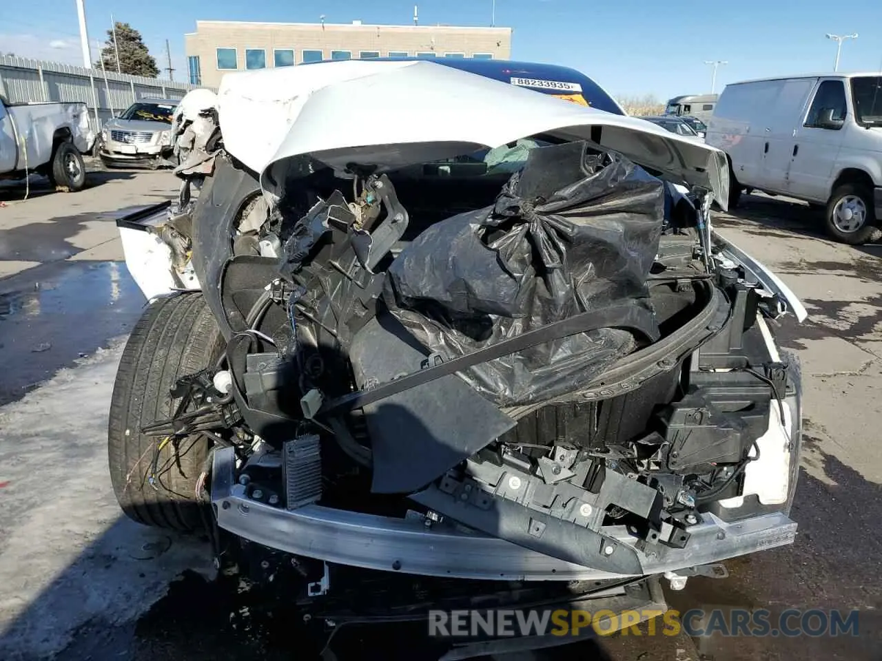 5 fotografías del automóvil dañado 7SAXCDE51PF423573 TESLA MODEL X 2023