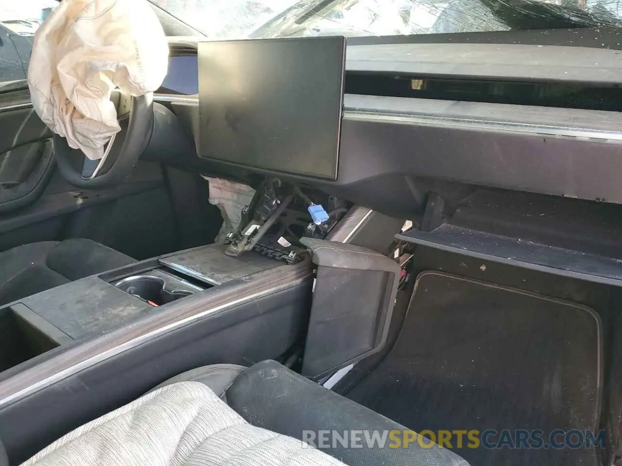 8 fotografías del automóvil dañado 7SAXCDE51PF423573 TESLA MODEL X 2023