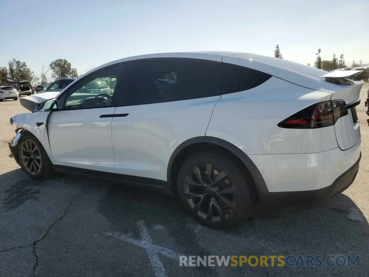 2 fotografías del automóvil dañado 7SAXCDE52PF378496 TESLA MODEL X 2023