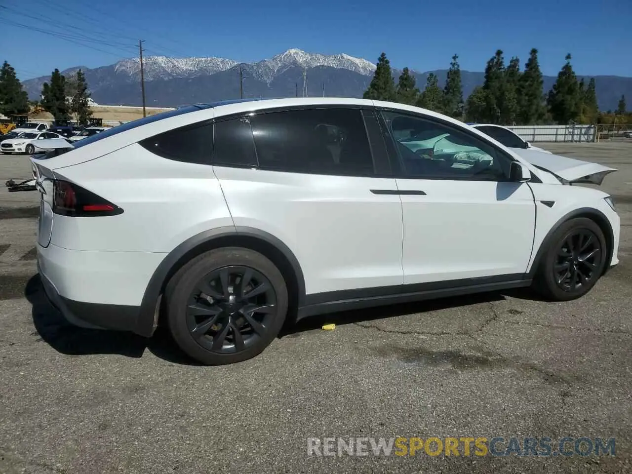 3 fotografías del automóvil dañado 7SAXCDE52PF378496 TESLA MODEL X 2023