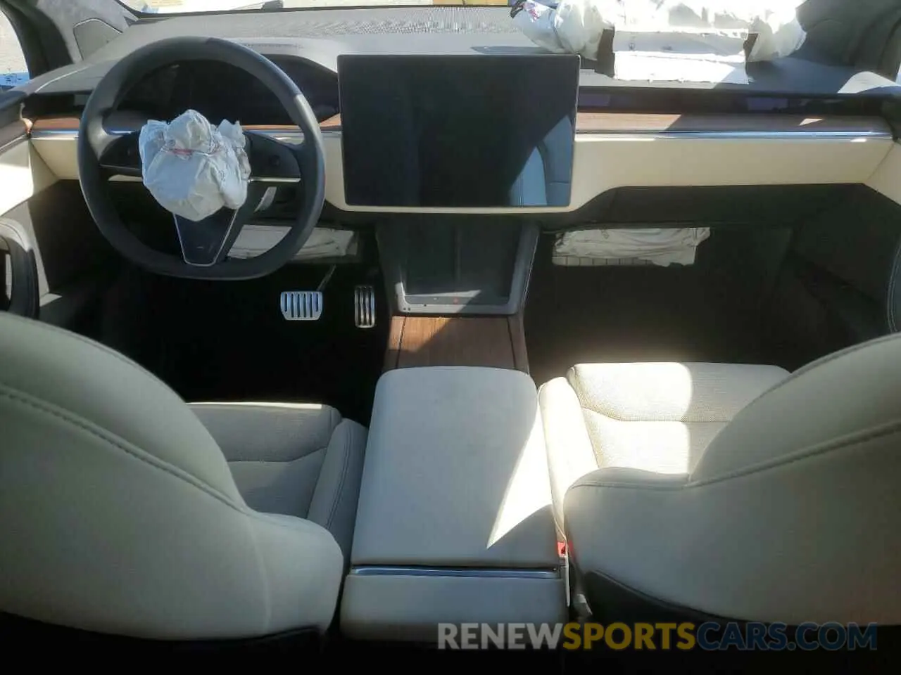 8 fotografías del automóvil dañado 7SAXCDE52PF378496 TESLA MODEL X 2023