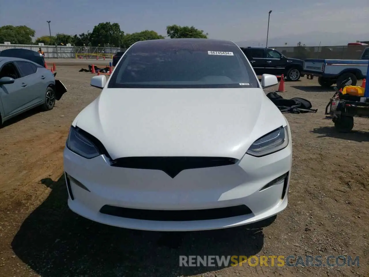 5 fotografías del automóvil dañado 7SAXCDE52PF401145 TESLA MODEL X 2023