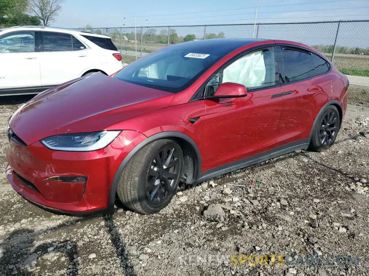 1 fotografías del automóvil dañado 7SAXCDE52PF431276 TESLA MODEL X 2023
