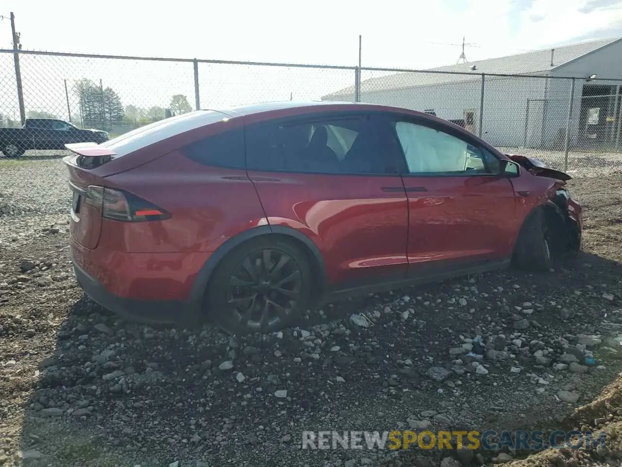 3 fotografías del automóvil dañado 7SAXCDE52PF431276 TESLA MODEL X 2023