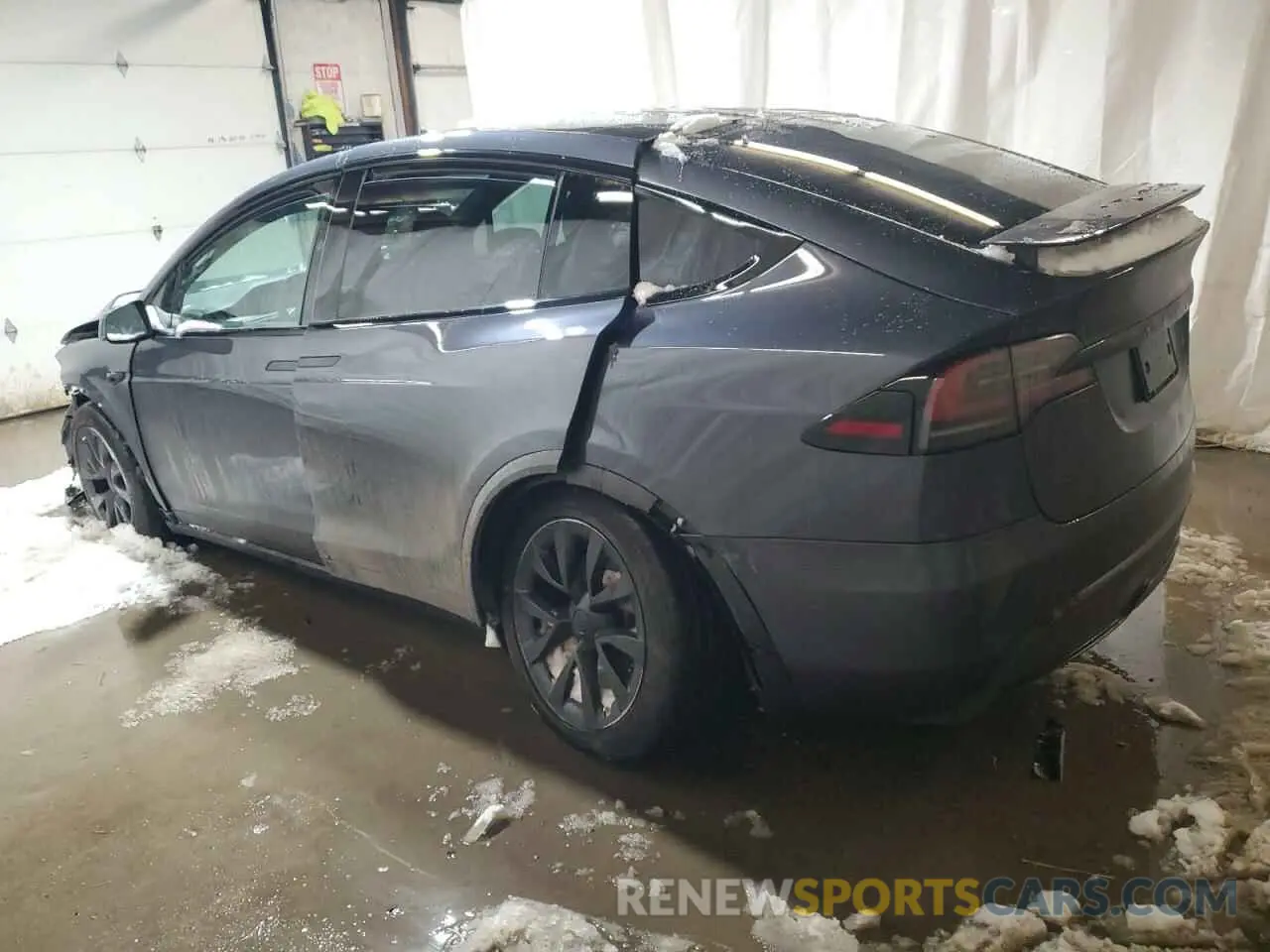 2 fotografías del automóvil dañado 7SAXCDE53PF409500 TESLA MODEL X 2023