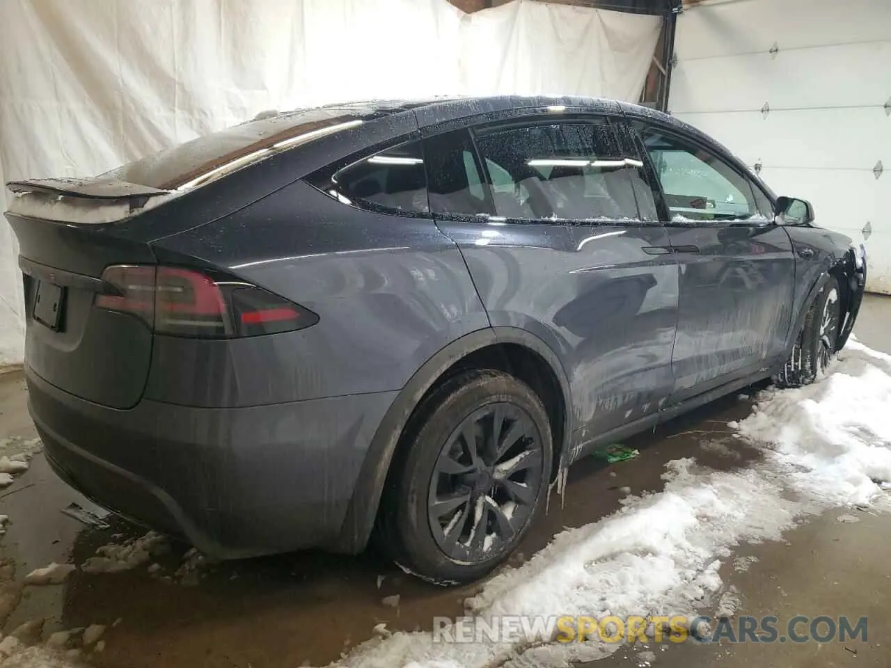 3 fotografías del automóvil dañado 7SAXCDE53PF409500 TESLA MODEL X 2023