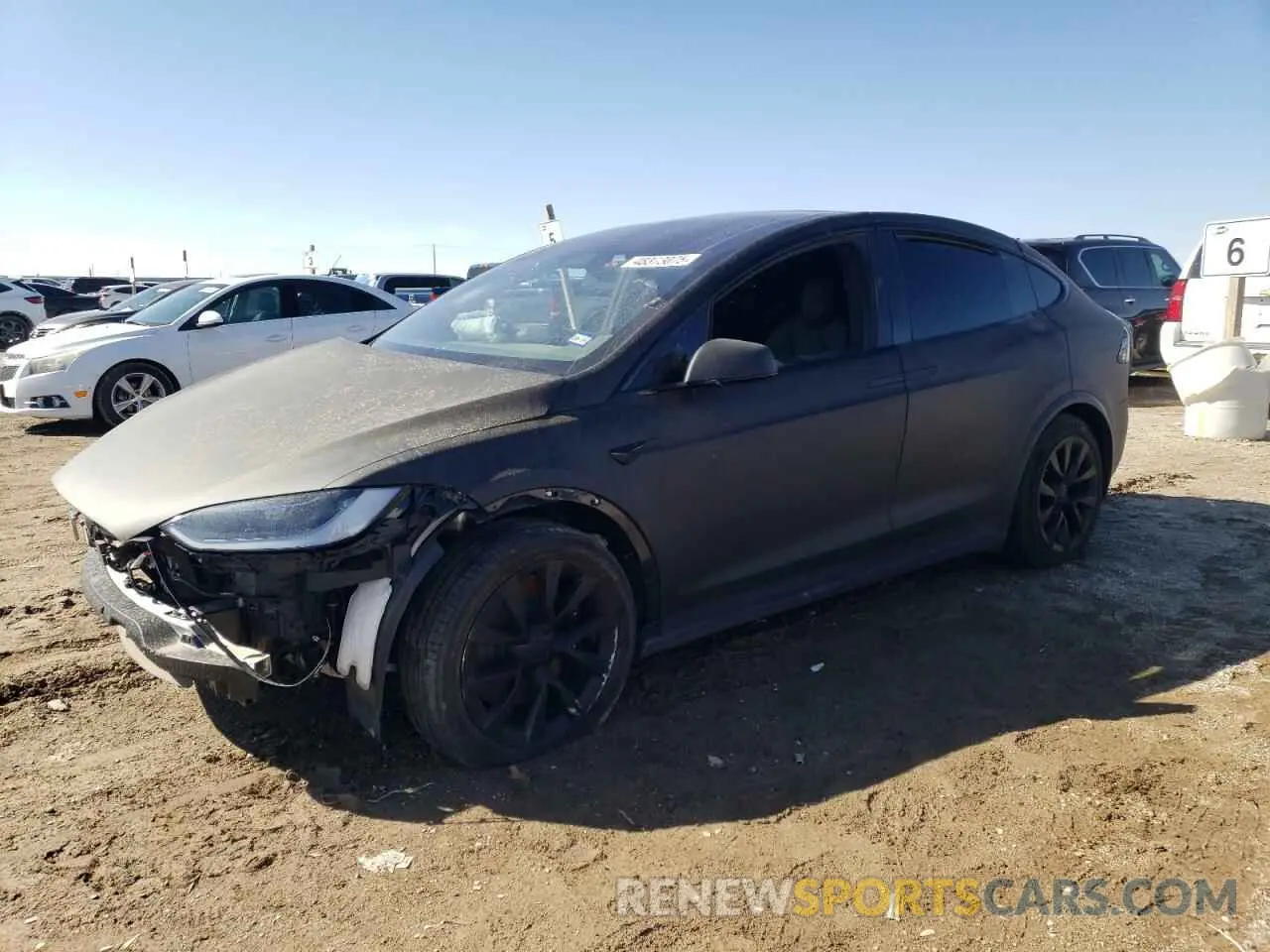 1 fotografías del automóvil dañado 7SAXCDE53PF430525 TESLA MODEL X 2023