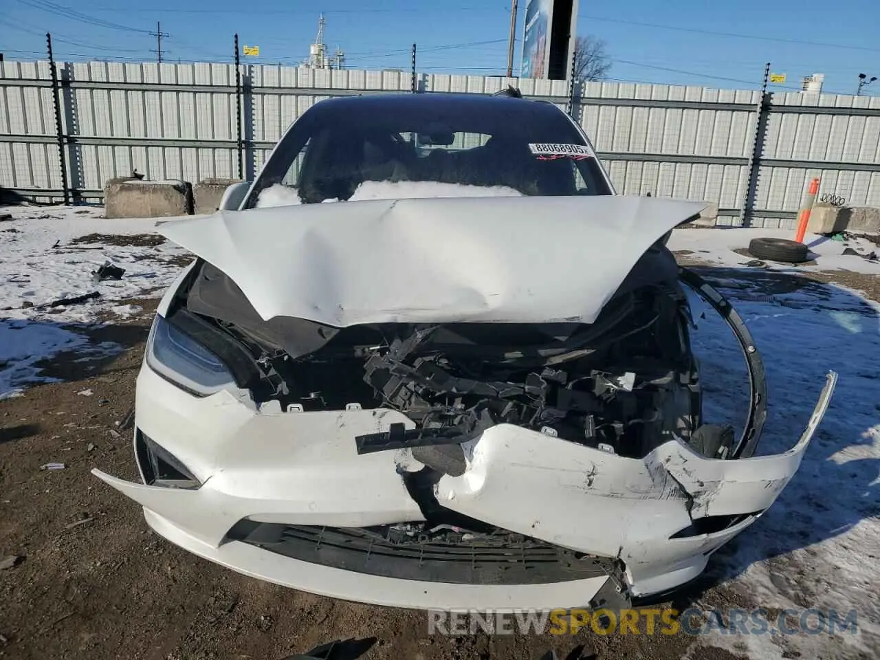 5 fotografías del automóvil dañado 7SAXCDE54PF378225 TESLA MODEL X 2023