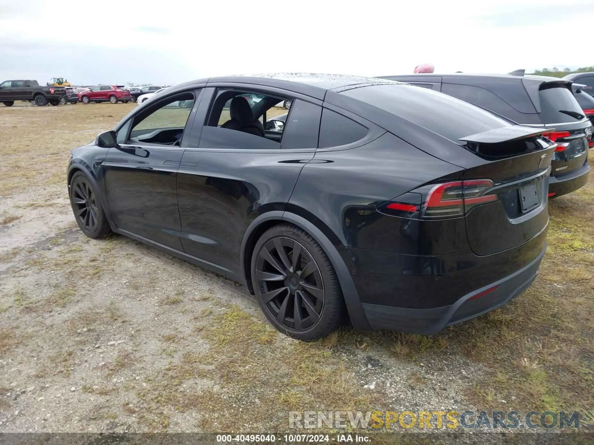 3 fotografías del automóvil dañado 7SAXCDE55PF365435 TESLA MODEL X 2023