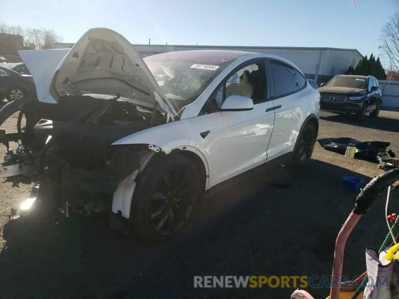 1 fotografías del automóvil dañado 7SAXCDE55PF371154 TESLA MODEL X 2023